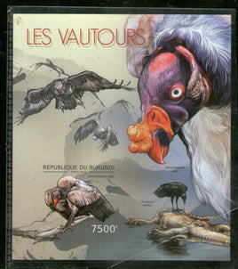 Burundi 2012 Vulture Birds of Prey Wildlife Animal Sc 1201 Imperf M/s MNH # 7715
