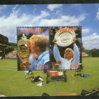St. Vincent 1987 International Tennis Players Sc 996 M/S MNH # 7728