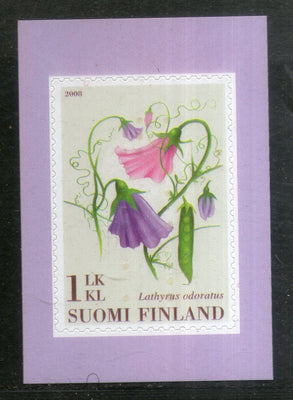 Finland 2008 Flowers Plant Flora Sc 1308 Self Adhesive MNH # 773