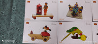 India 2020 Traditional Toys 151 Years of Post Card Philately Day Set of 12 Cancelled Post Cards # 7774