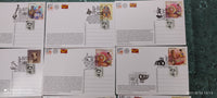India 2020 Traditional Toys 151 Years of Post Card Philately Day Set of 12 Cancelled Post Cards # 7774