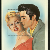 Montserrat 1995 Cinema Marilyn Monroe & Elvis Presley Sc 861 M/s MNH # 7785