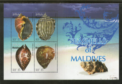 Maldives 2010 Marine Life Seashells M/s MNH # 7795