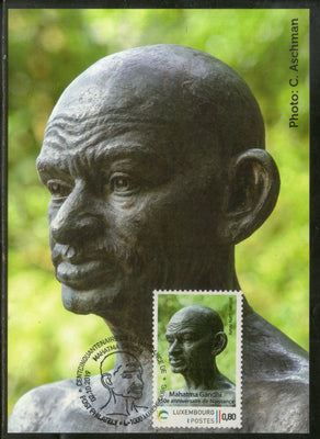 Luxembourg 2019 Mahatma Gandhi of India 150th Birth Anniversary Customized 1v Max Card # 7864