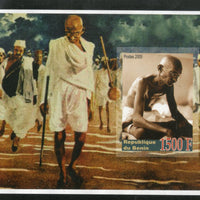 Benin 2005 Mahatma Gandhi of India Dandi March Imperf M/s MNH # 7908