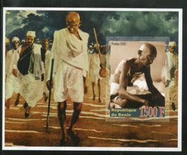 Benin 2005 Mahatma Gandhi of India Dandi March Imperf M/s MNH