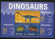 St. Vincent 2014 Dinosaurs Pre Historic Animals M/s MNH # 8000