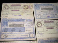 India 12 Different Postal Order up to Rs. 7 Good Condition Used RARE # 8038