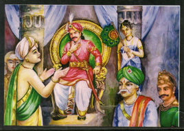 India 2017 Adikavi Nannaya King Narendra Epic Hindu Mythology Max Card # 8047
