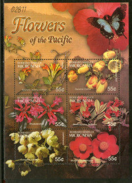 Micronesia 2004 Orchids Flowers Flora Plant Sc 609 Sheetlet MNH # 8057