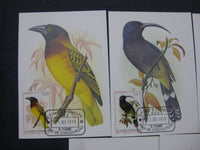 St. Thomas & Prince Is. 1979 Birds Fauna Wildlife Sc 541-7 Max Cards Set # 8074