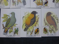 St. Thomas & Prince Is. 1979 Birds Fauna Wildlife Sc 541-7 Max Cards Set # 8074