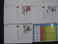 India 2018 10Diff. Picture Post Card with Cancellation Hindu Mythology God # 8120
