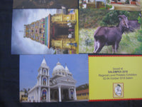 India 2018 10Diff. Picture Post Card with Cancellation Hindu Mythology God # 8120