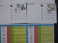 India 2018 10Diff. Picture Post Card with Cancellation Hindu Mythology God # 8120