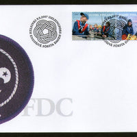 Finland 2007 Scout Centenary Emblem Boys FDC # 8145