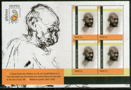 Nevis 2011 Mahatma Gandhi d'Inde Sc 1650 Feuillet MNH # 8166