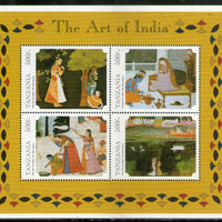 Tanzania 1999 Lord Krishna & Radha Arts of India Paintings Sc 2055 Sheetlet MNH # 8167