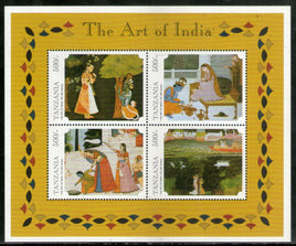 Tanzania 1999 Lord Krishna & Radha Arts of India Paintings Sc 2055 Sheetlet MNH # 8167