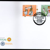 Portugal 2017 Traditional Dance Joints Issue with India Culture Art Costume 2v FDC # 8178