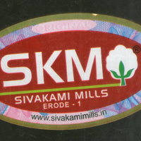 India SKM Brand Vintage Textile Label # 824