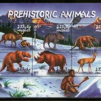 Maldives 2002 Prehistoric Animals Wildlife Sc 2632 Sheetlet MNH # 8253