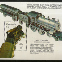 Grenada 1992 Toy Steam Locomotive Railway Transport Sc 2112 M/s MNH # 7693