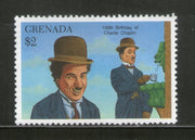 Grenada 1990 Charlie Chaplin Cinema Film Actor Sc 1795 MNH # 83