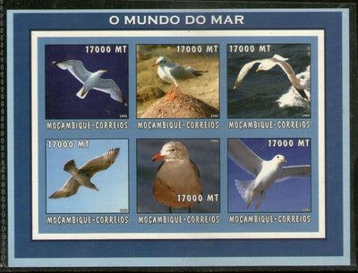 Mozambique 2002 Sea Birds Wildlife Animals Sc 1661 Sheetlet MNH # 8435