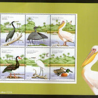 Guinea Bissau 2001 Water Birds Egret Pelican Wildlife M/s MNH # 8441