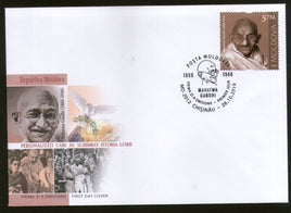 Moldova 2019 Mahatma Gandhi of India 150th Birth Anniversary 1v Official FDC # 8455
