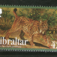 Gibraltar 2012 Wild Cat Lynx Wildlife Endangered Animal Sc 1356 MNH # 845