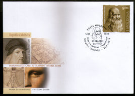 Moldova 2019 Leonardo La Vinci Painter 1v FDC # 8462