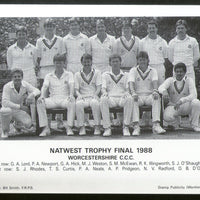Great Britain 1988 Natwest Trophy Final Team Cricket View / Picture Post Card Mint # 8468
