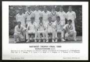 Great Britain 1988 Natwest Trophy Final Team Cricket View / Picture Post Card Mint # 8468