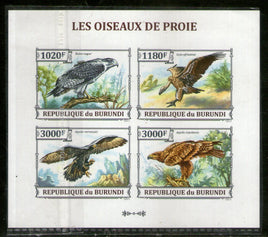 Burundi 2013 Eagle  Vulture Birds of Prey Wildlife Animal Sc 1388 Imperf M/s MNH # 8470