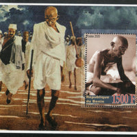 Benin 2005 Mahatma Gandhi of India Dandi March M/s MNH # 8482