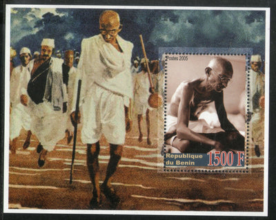 Benin 2005 Mahatma Gandhi of India Dandi March M/s MNH # 8482
