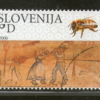 Slovenia 2006 Painted Beehive Painting Honey Bee Sc 668 Specimen MNH # 852