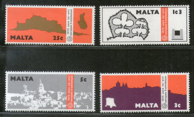 Malta 1975 European Architectural Year Sc 497-500 MNH # 856