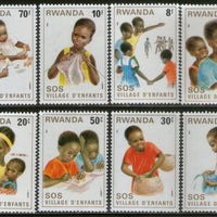 Rwanda 1981 SOS Children’s Village Sc 1019-26 8v MNH # 872