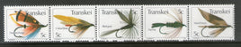 Transkei 1980 Insects Fishing Flies Wildlife Animals Fauna Sc 69a-e MNH # 888