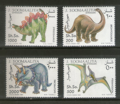 Somalia 1993 Dinosaurs Prehistoric Animals 4v MNH # 889
