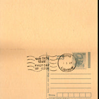 India 2007 50p+50p Mahatma Gandhi Reply Post Card FD Cancelled MINT # 9040