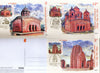 India 2020 Terracotta Temples Architecture Hindu Mythology Set of 7 Max Cards # 9059