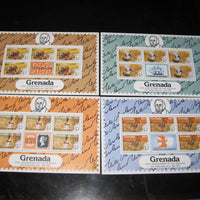 Grenada 1979 Sir Rowland Hill Sc 926-29 Sheetlets MNH # 9073