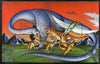 Maldives 1997 Dinosaurs Prehistoric Animals Wildlife Sc 2277 Sheetlet MNH # 9109