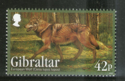 Gibraltar 2012 Wolf Wildlife Endangered Animal Sc 1355 MNH # 911