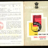 India 1955 2nd Definitive Series Plan Transport & Communication English Blank Folder # 9157A