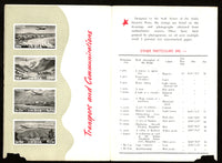 India 1955 2nd Definitive Series Plan Transport & Communication English Blank Folder # 9157A